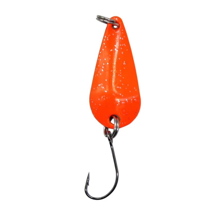 MUKUN Trout Lures Colorful Painting Spoon Bait 2.6g 31mm Copper Metal Fishing Bait For Area Trout Perch Chub