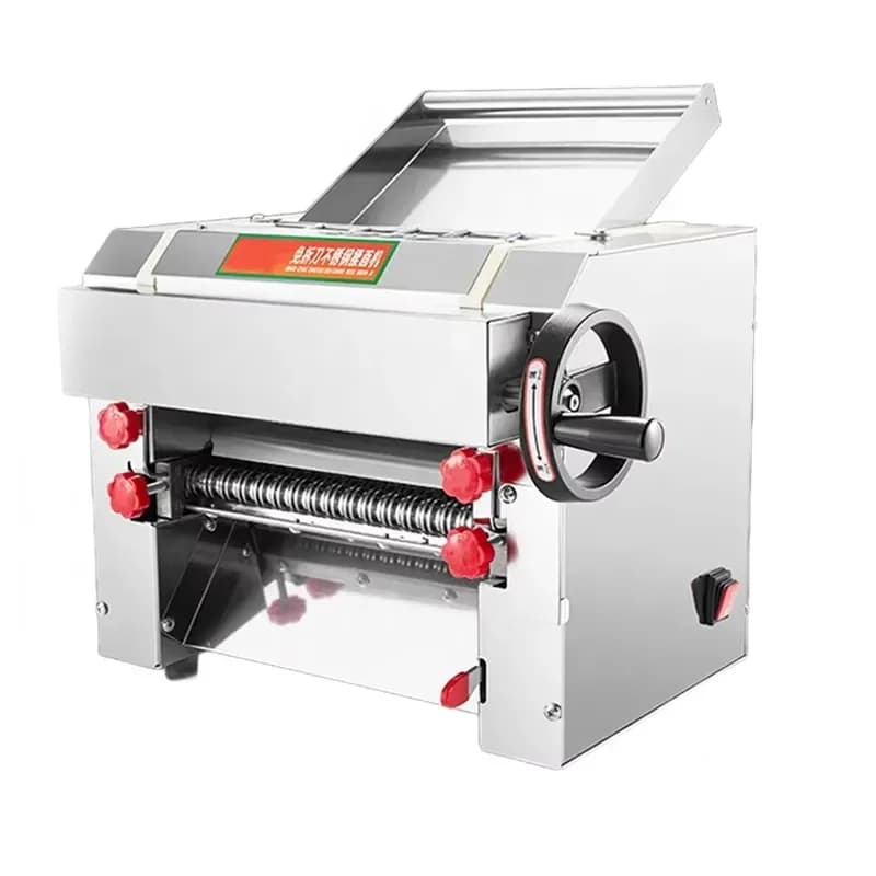 Automatic Noodle Machine Electric Pasta Maker 2-in-1 Thickness Adjustable Stainless Steel Dough Roller for All Models