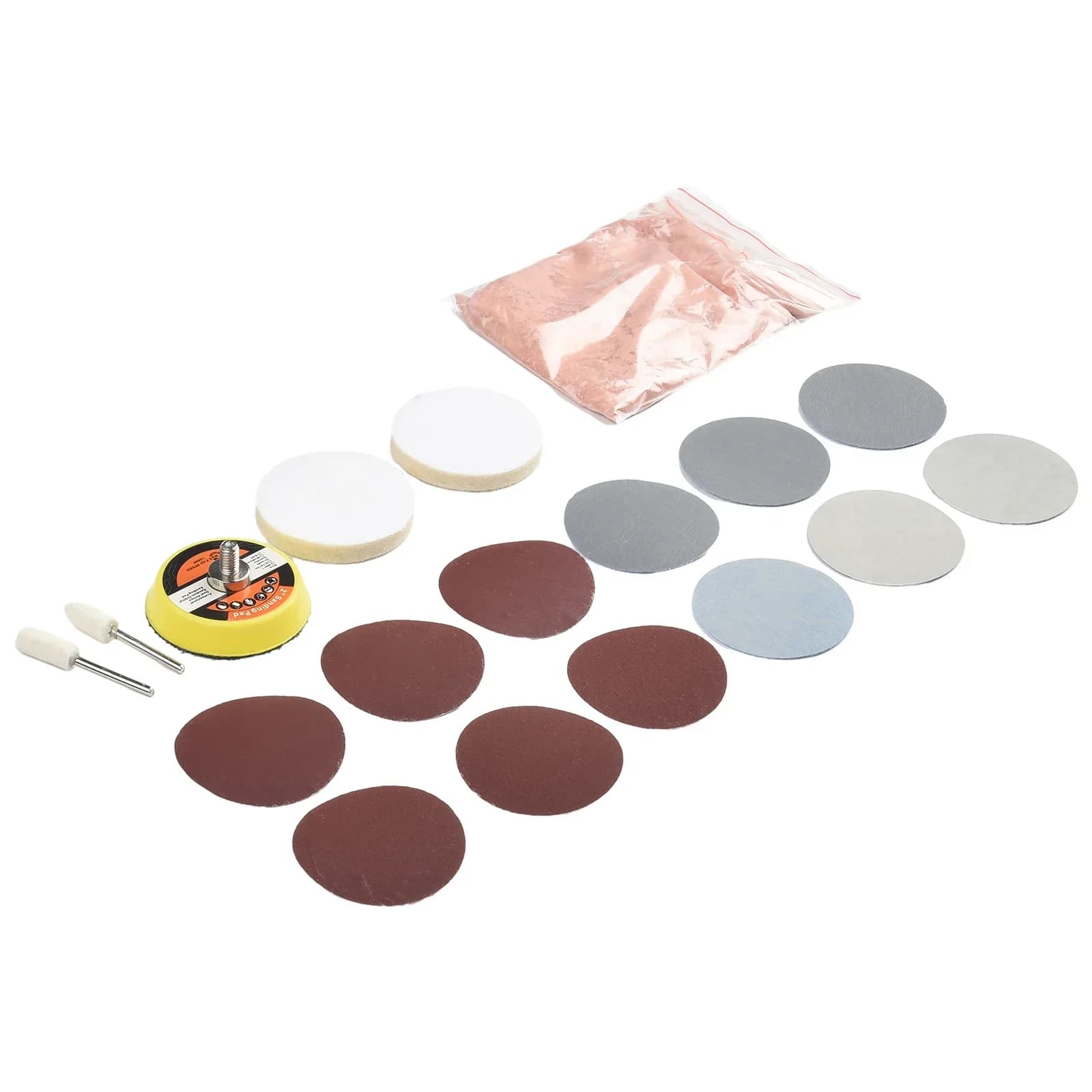 20 pz auto Deep Scratch Remover riparazione Kit di lucidatura del vetro tampone di lucidatura della lana per specchietti a battente Tabletops parabrezza
