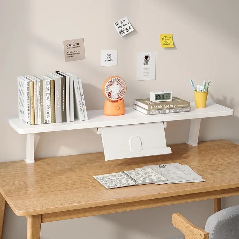 Factory direct sale Minimalist Desktop elevated laptop height stand, student desk desktop shelf, reading rack, storage rack