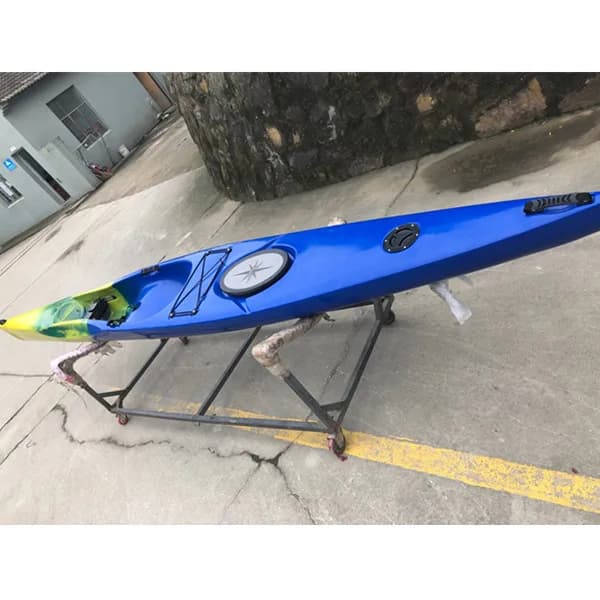 Kayak Professionale da Mare per Pesca e Competizioni, Kayak da Turismo con Pagaie