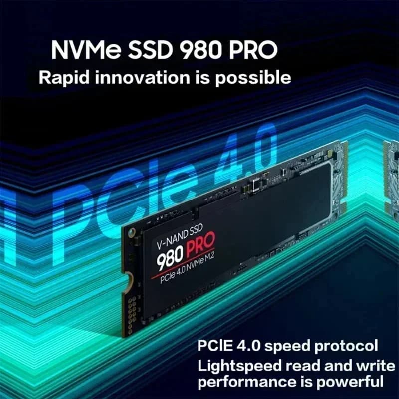M.2 2280 980Pro NVMe SSD PCIe Gen4.0 X4 3D NAND TLC Internal Drive 1TB 2TB 4TB 8TB For PS5 Desktop Laptop