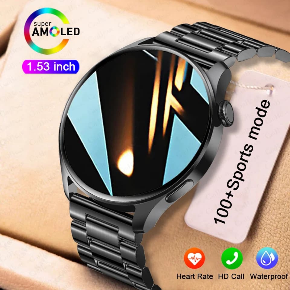 2025 Nuovo Sport Astuto Della Vigilanza Degli Uomini di Chiamata Bluetooth Full Touch Screen Impermeabile Frequenza Cardiaca AI Vioce Musica Smartwatch Per Android IOS