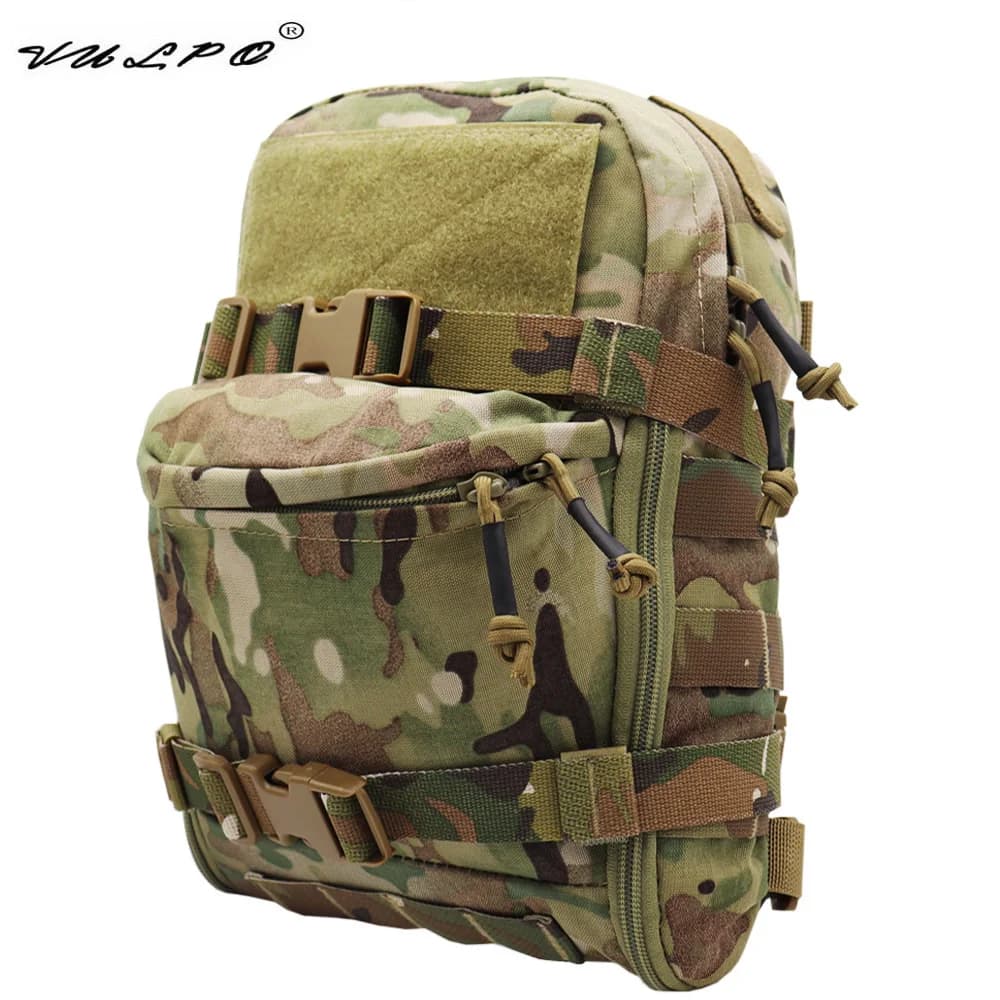 VULPO Tactical bag for hydration Assault backpack Molle case for outdoor water Hunt Airsoft Vest Plate Carrier Gear