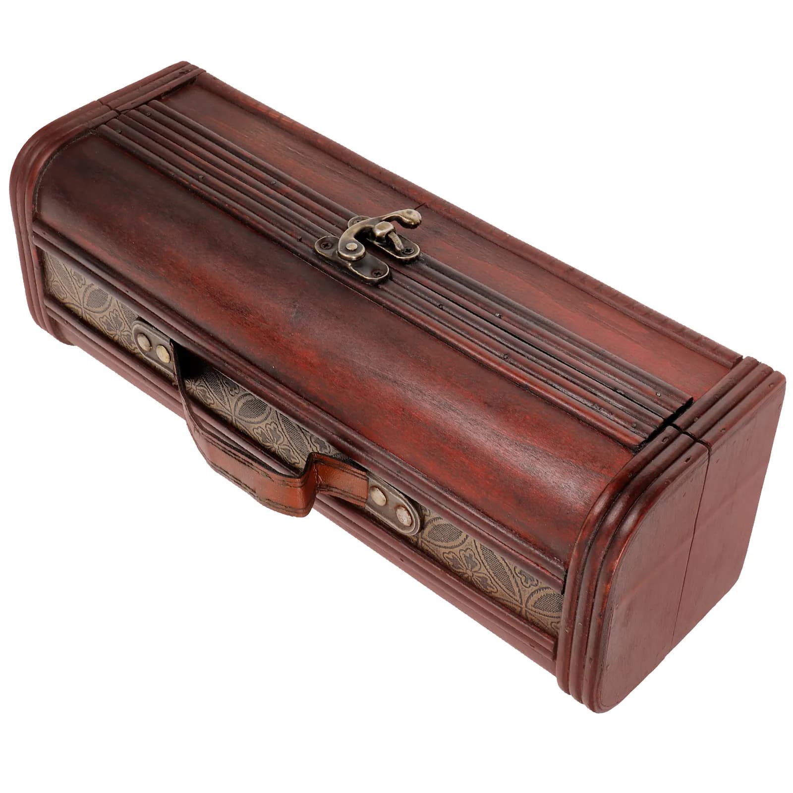 Wooden Box for Wine Conservation, Reusable, for New Year's Fiance and Celebrations, Wine Transport Case, Wood Boxes for Bottles