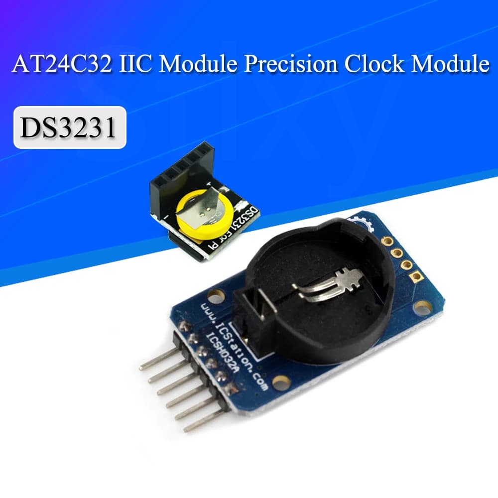 DS3231 AT24C32 modulo IIC modulo orologio di precisione DS3231SN modulo di memoria DS3231 mini modulo in tempo reale 3.3V/5V per Raspberry Pi