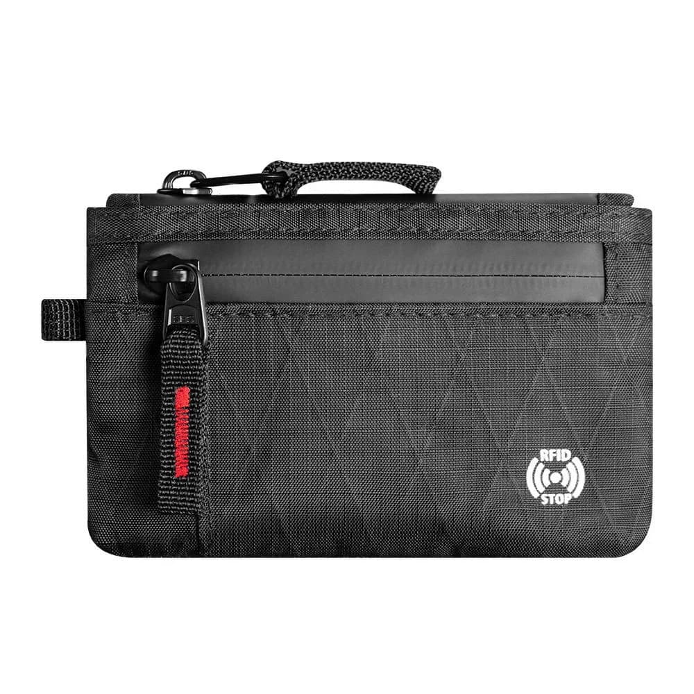X-PAC Portamonete Portachiavi con cerniera Portafoglio per ragazzi Portafoglio con pochette progettato in nylon Portamonete da uomo Portafoglio porta carte di credito Rfid maschile
