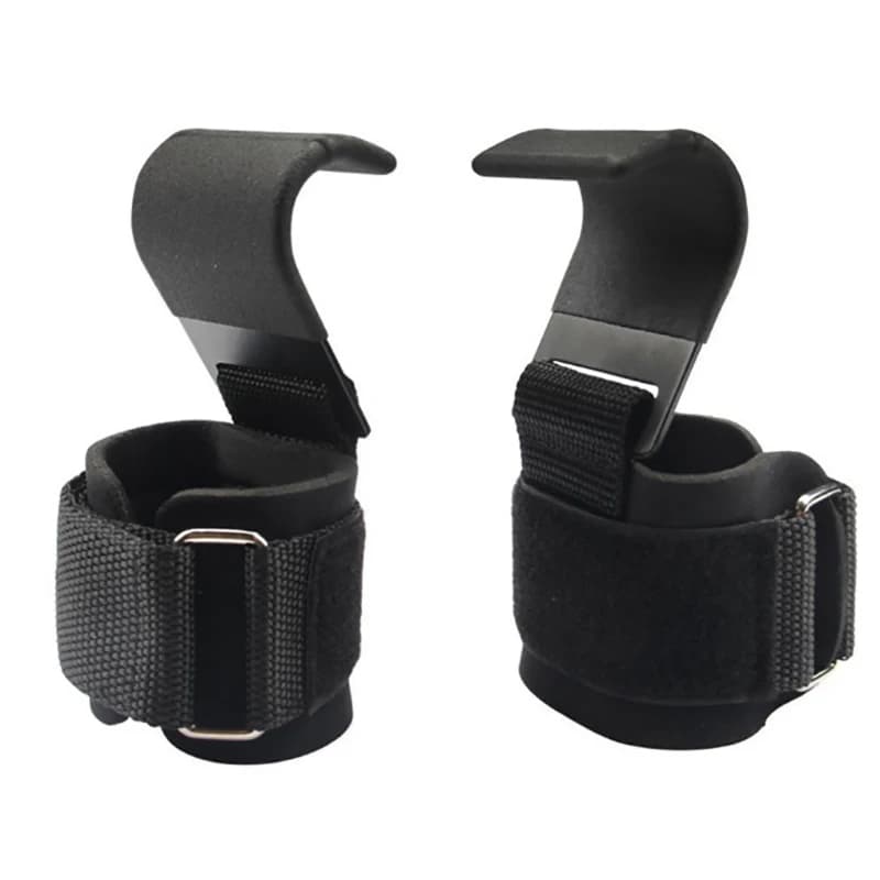 Fitness Squat Weight Lift Wrist Hook Pull-up Horizontal Bar Strength Training Exercise without Strangling Power Hook