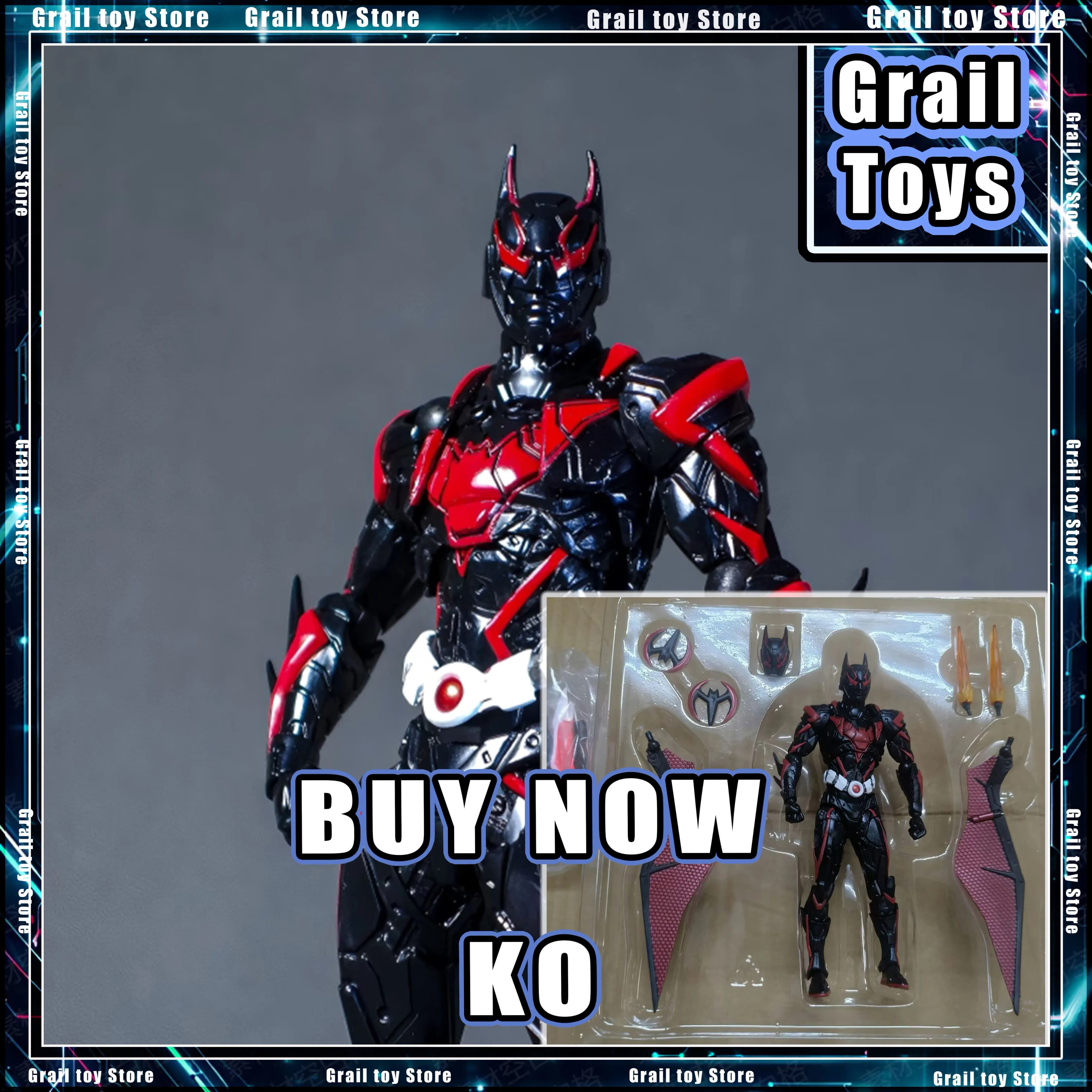 Hot New Kaiyodo Revoltech Yamaguchi DC Batman Beyond The Future Anime Action Figure Figurine Ko with A Bonus Item Model Toys