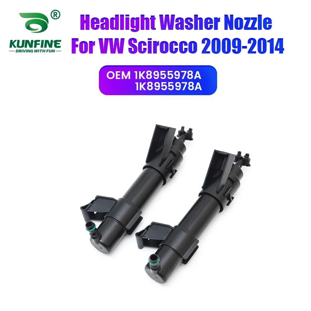 Auto Light Curtains Front Washer Spray Ugello Jet Faro Pump Cover for VW Scirocco 2009-2014 1K8955978A 1K8955978A