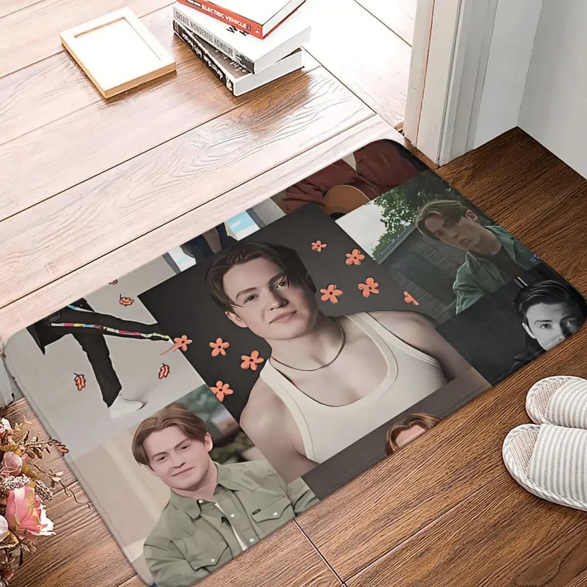 Kit Connor Heartstopper Tappetino da bagno Collabarazioni Tappeto Home Zerbino Tappeto da cucina Porta d'ingresso