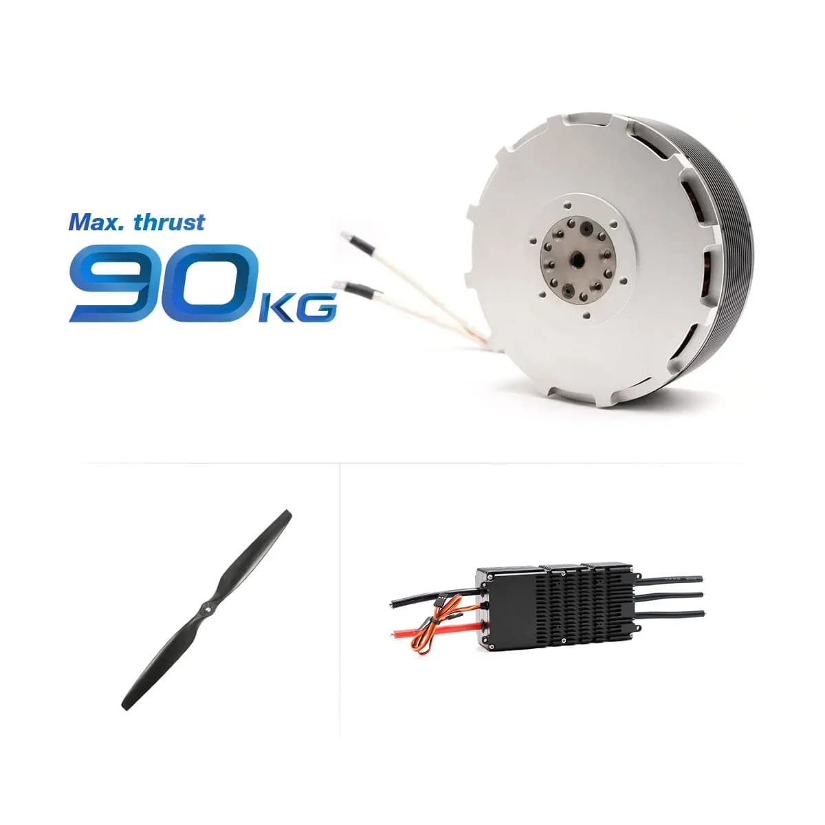 Dr-one brushless motor with 90 kg high power 20280 thrust with ESC propeller for Air-craft Dr-one for heavy lifting