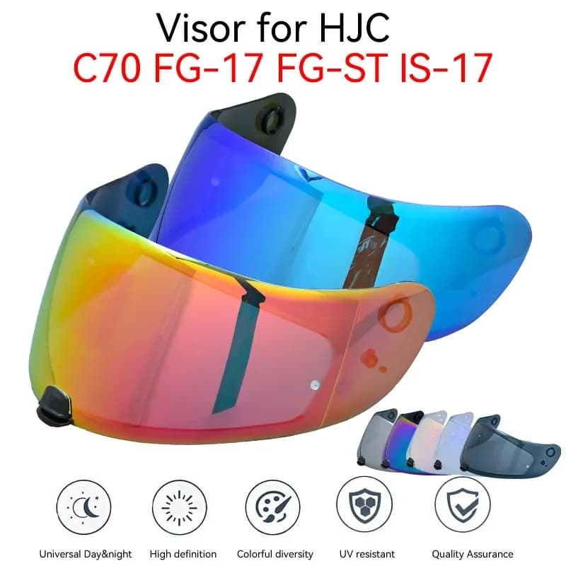 Visiera per casco moto per HJC HJ-20M FG-ST FG-17 C70 IS-17 Viseira Capacete Protezione UV Protezione solare Visiera