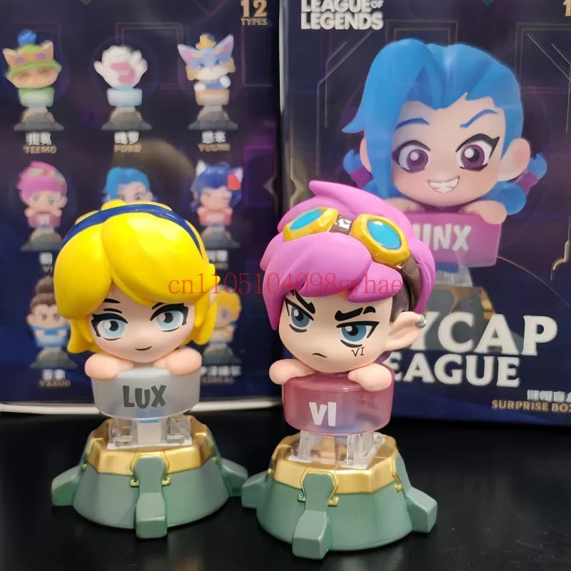 League Of Legends Keycap Blind Box Original In Stock Official Figurine Model Mechanical Keyboard Accessories Collectible Gifts