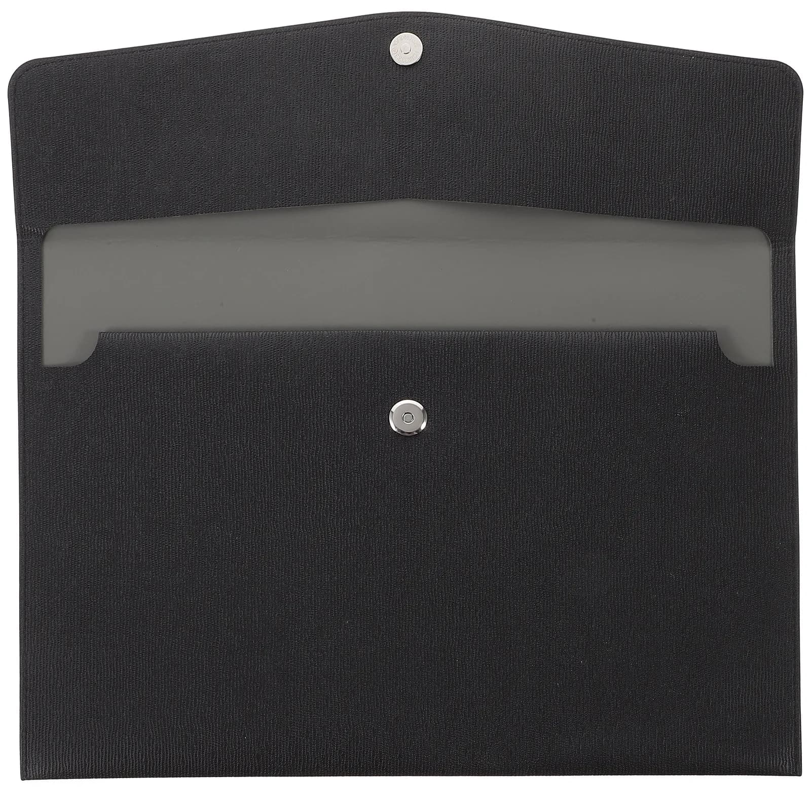 Cartella Portadocumenti A4 con Chiusura a Bottone, Organizzatore Portatile per Documenti, Borsa Portaoggetti per Ufficio