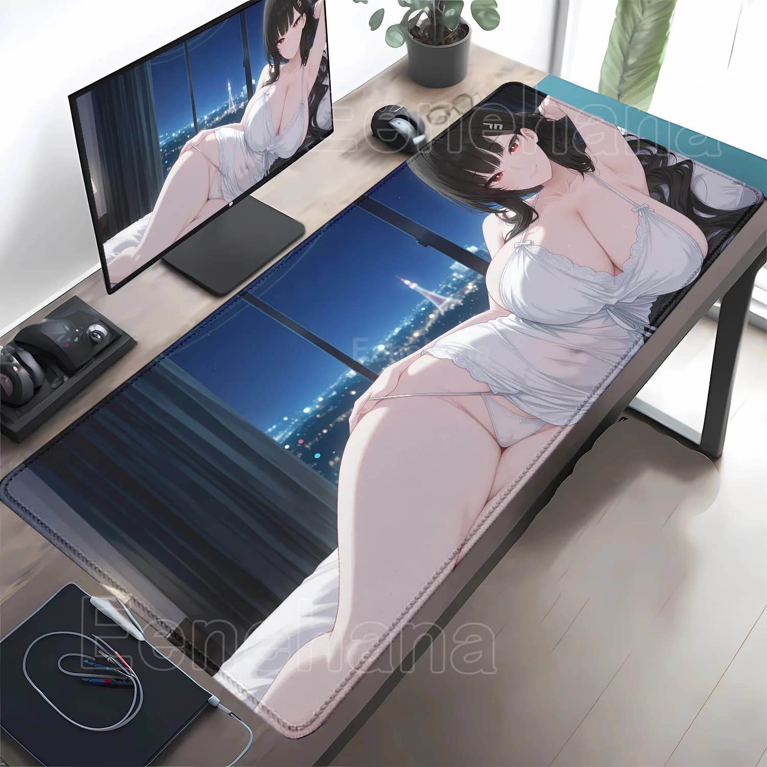 HD Blu Archivio Tsukatsuki Rio Anime Sexy Girl Ass Boobs Mouse Pad Gaming Laptop PC Gamer Accessori Tastiere Hentai Tappetino da scrivania
