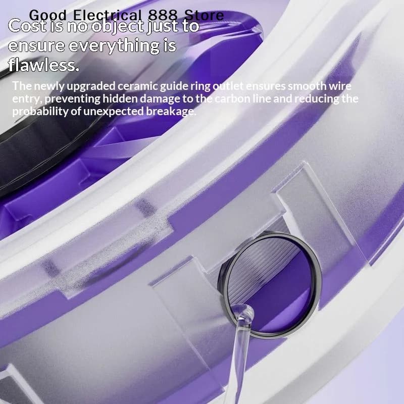 【G】1PC Fishing Line Winder Storage Box Ceramic Guide Ring Leader Line Organizer Anti Reverse Quick Cut Portable Fishing Tool