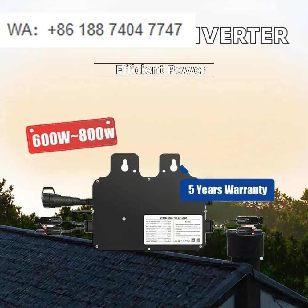 ACrevPOWER SP-CT 800 Certificato VDE0126 VDE0145 Micro Inverter On-Grid da 600W con Controller MPPT Intelligente per Pannelli Solari Monofase