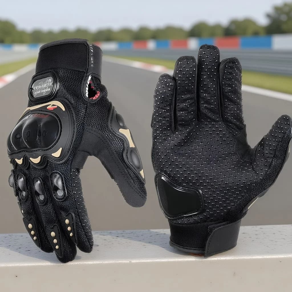 Guanti da Moto Integrali da Uomo, Attrezzatura da Ciclismo, Guanti Protettivi da Corsa per Donna, Guanti da Cavaliere, Guanti Protettivi