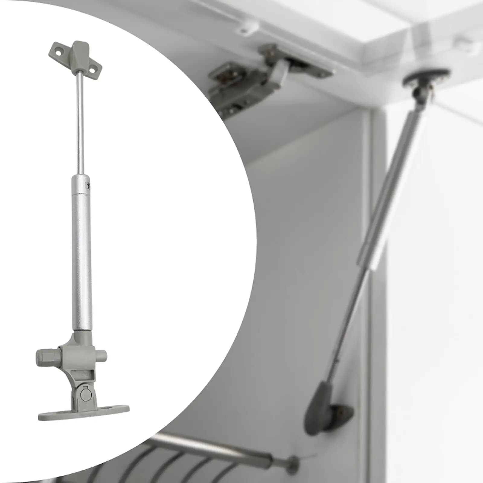 Cabinet Hinge Cabinet Lift Support Simple Installation Lid Support Hinge Gas Strut for Cupboard Kitchen Cabinet Furniture Tatami