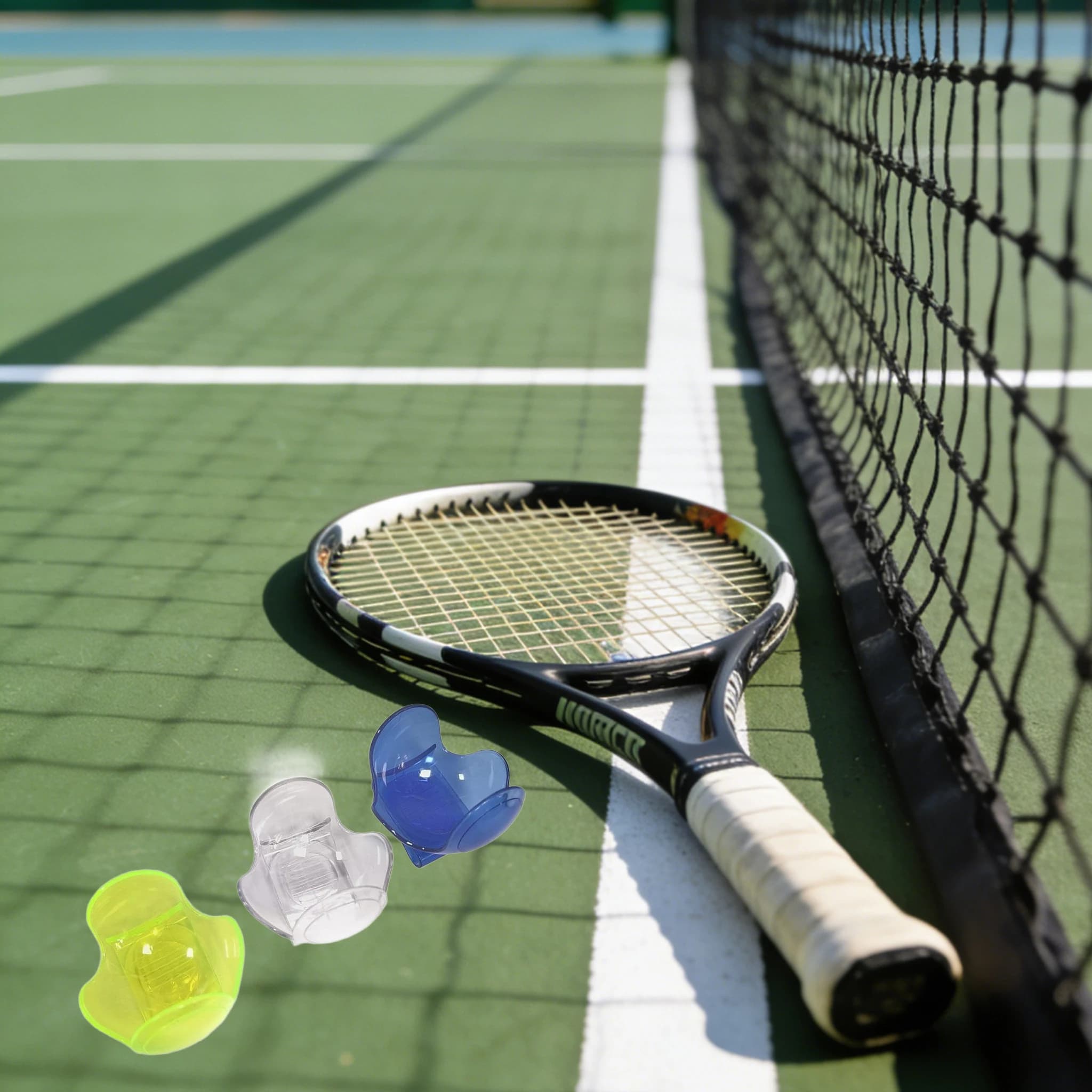 Clip porta palline da tennis in ABS a 3 colori, da agganciare a cintura/pantaloncini, porta palline da tennis in plastica per allenamento, accessorio da tennis.