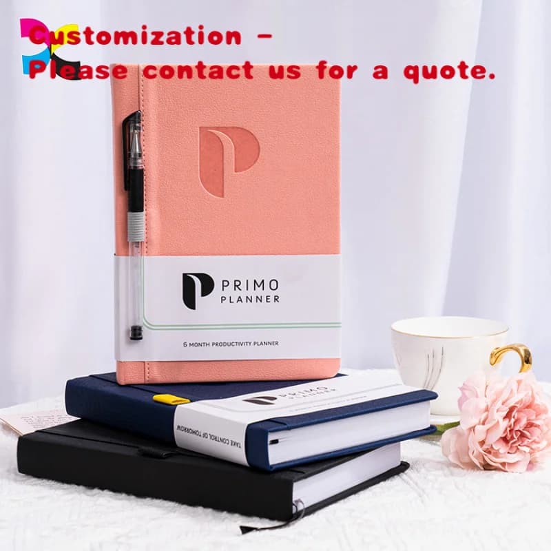 taccuino in pelle PU con diario morbido stampato A5 personalizzato personalizzato