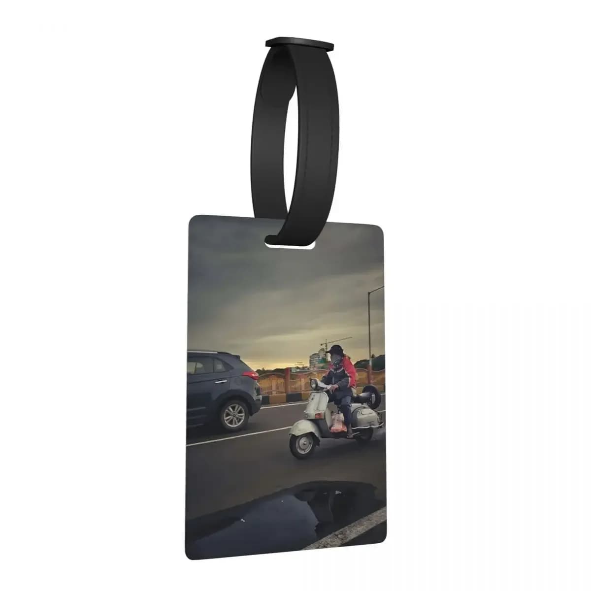 Etichetta Overpass Jameson AShadows Etichette per bagagli Accessori per valigie Viaggi Carino Bagagli Etichetta d'imbarco Porta etichette ID Nome Indirizzo