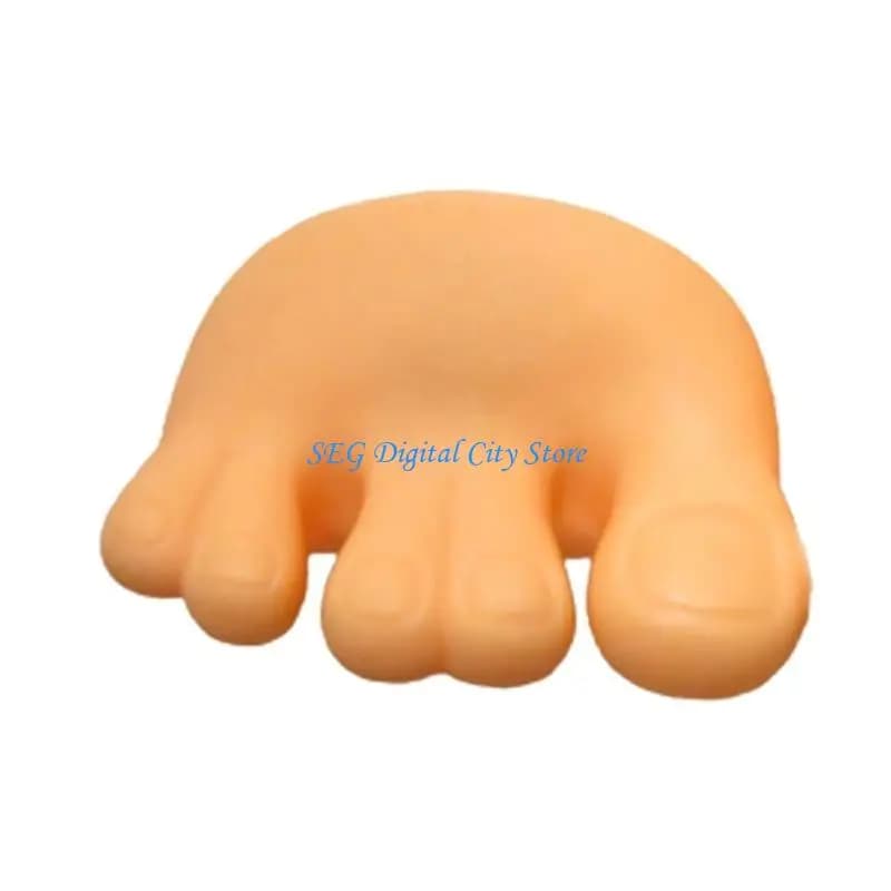 U75B Portaspazzolino Portaspazzolino a forma piede divertente con ventosa