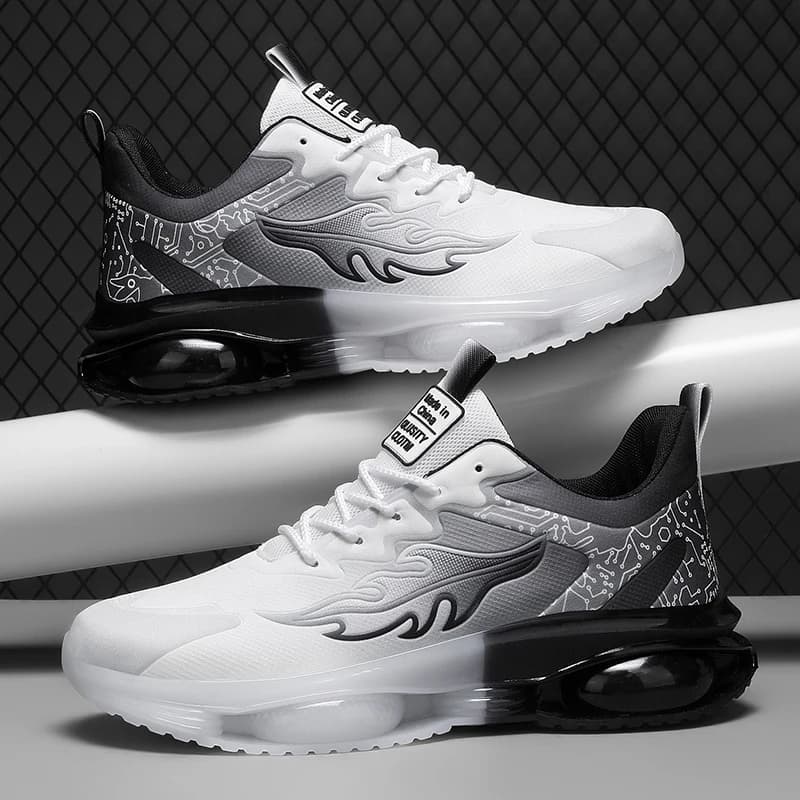 YRZL Scarpe da allenamento da uomo Scarpe da ginnastica da corsa leggere da uomo Scarpe sportive comode antiscivolo per fare jogging, camminare, maratona