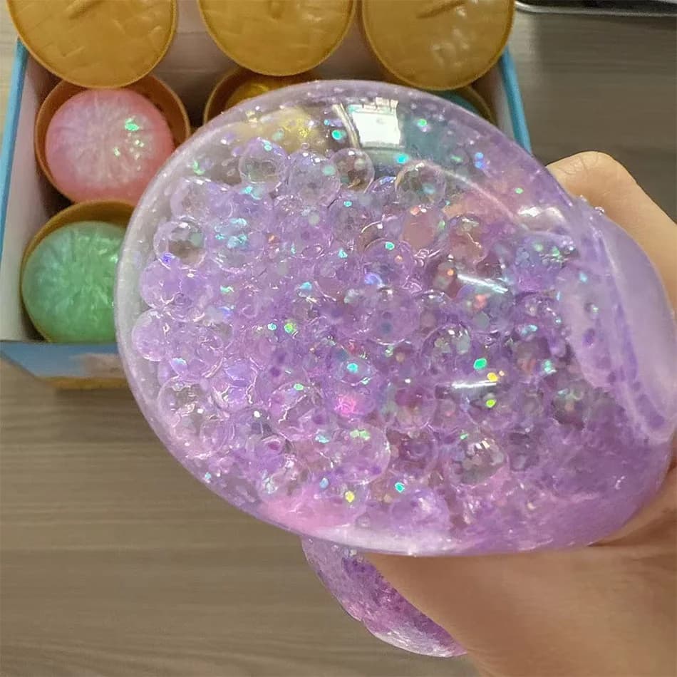 Nuovi Squishies a Forma di Panino, Giocattoli Antistress a Forma di Raviolo, Palline Antistress per Bambini e Adulti, Giocattoli Spremibili per Alleviare lo Stress