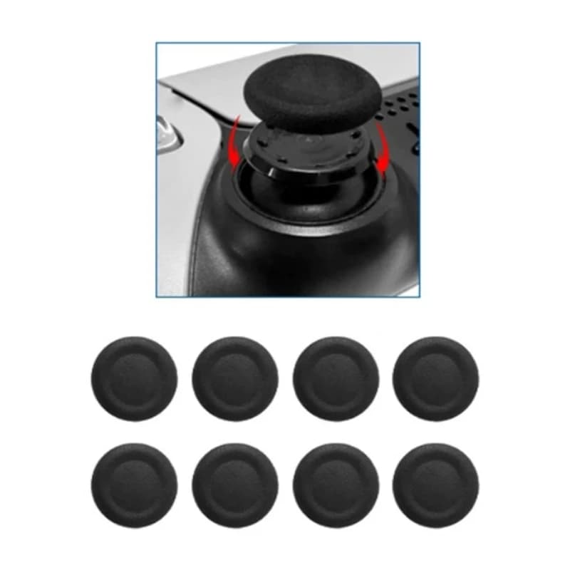 8pcs Joystick Caps For PS4 PS5 Game Controller Comfortable Feel Replacement Thumb Stick Silicone Caps Easy installation