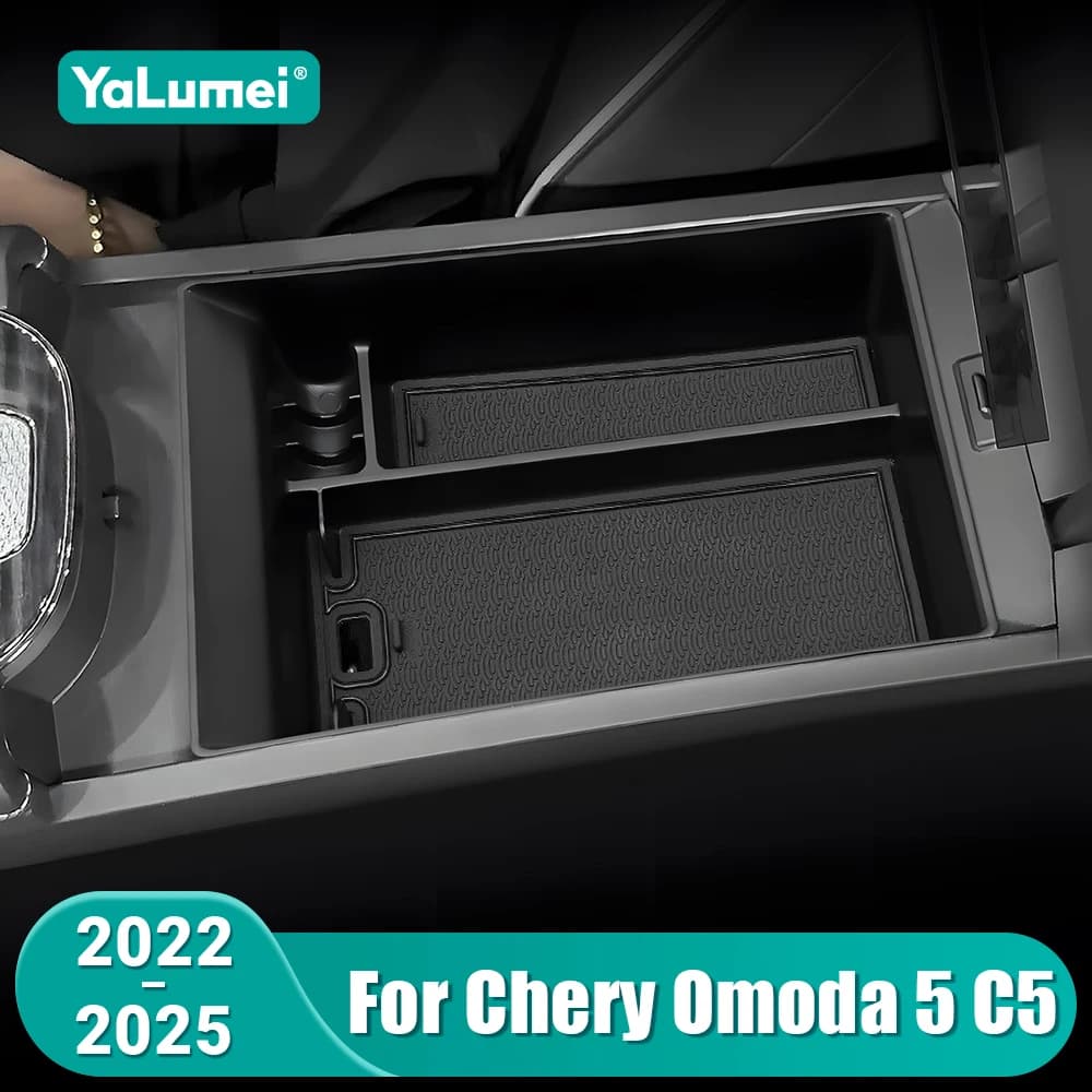 Auto Central Arm Organizer, Storage Container for Chery Omoda 5 C5 FX 2022 2023 2024 2025, Accessories
