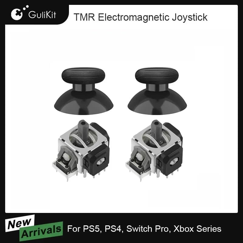 GuliKit Anti-Drift TMR Joystick Elettromagnetico per PS4 Xbox Series Gamepad per Switch Pro PS5 Edge Controller Accessori di Gioco