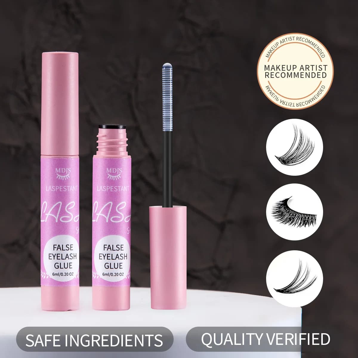 Fake eyelash glue, waterproof, durable, strong adhesive, not irritating, delicate, invisible, fast drying