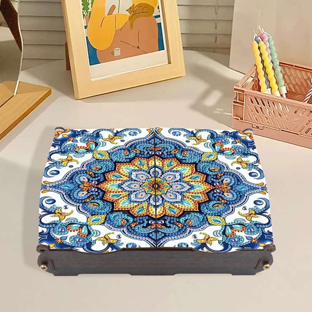 Fa-da-Te Diamond Art Wooden Box, Fa-da-Te Jewelry Box ♪