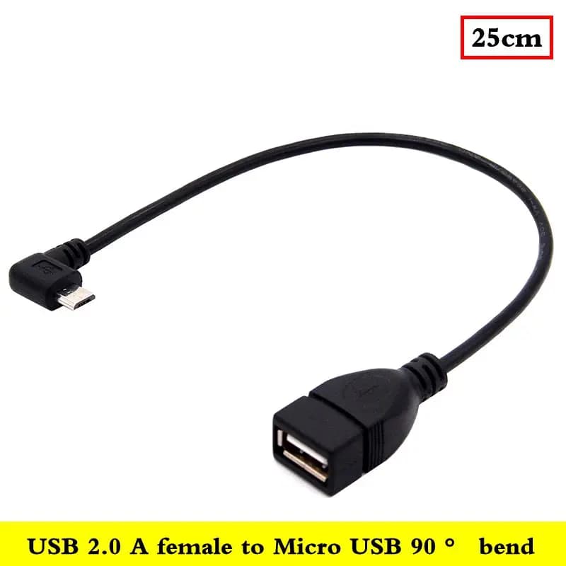 Cavo dati OTG Micro USB maschio a USB 2.0 A femmina Telefono Android Tablet Connessione Chiavetta USB Tastiera Mouse Multifunzionale