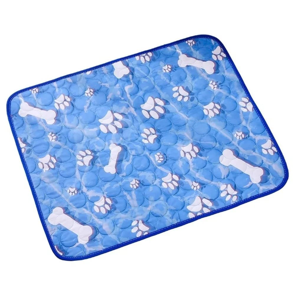 Easy Clean Washable Dog Cooling Pad Breathable Foldable Dog Sleeping Bed All Season Lightweight Cat Cooling Bed Crate Kennel Use