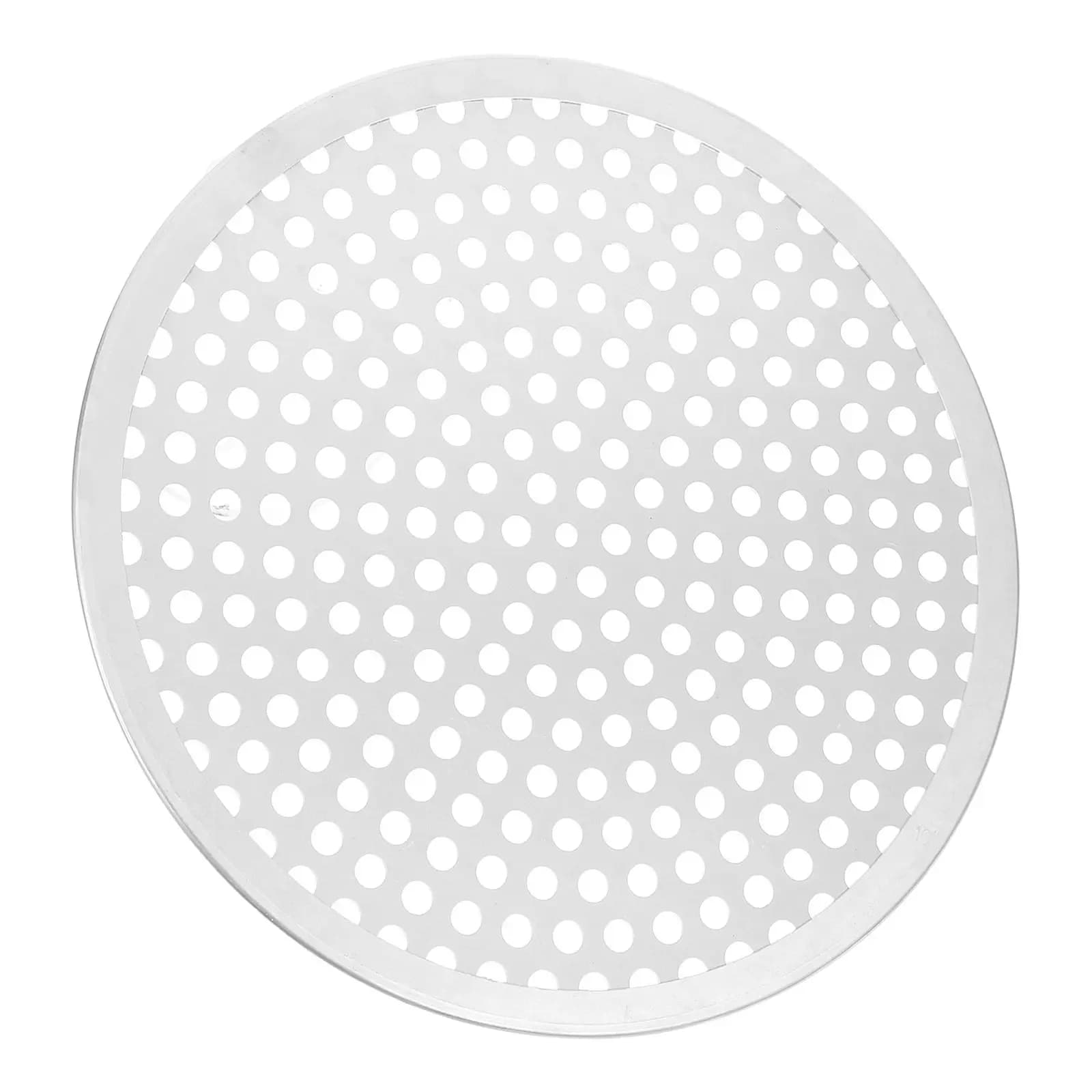 1Pcs Pizza Pan Aluminum Alloy Baking Tray Nonstick Scratch Resistant Round Baking Tray for Pizza Cake Bread Steaming