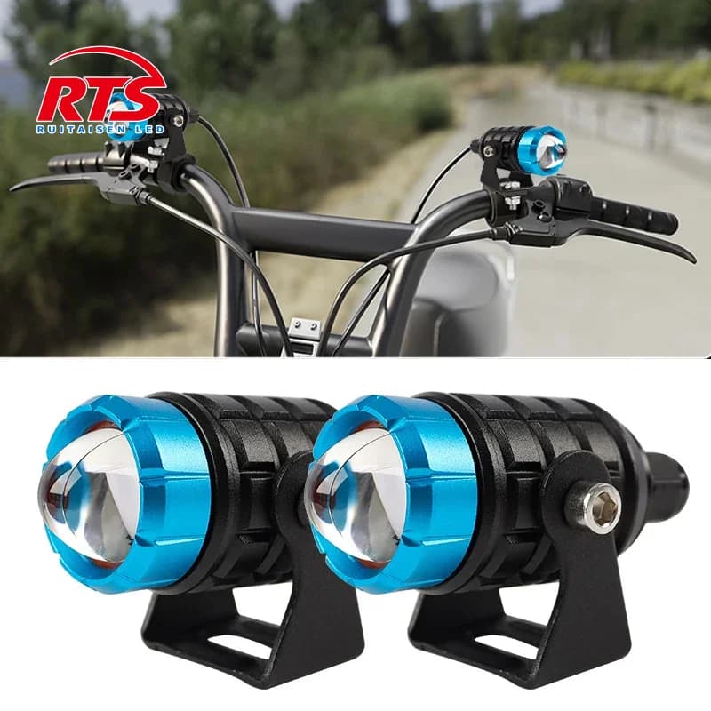 Faretto per moto 9-80V Luce da lavoro a LED con fascio alto e basso per moto Camion Auto SUV ATV Barra Fari a LED 4X4 Off Road