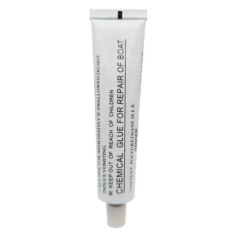 Adesivo per barche in PVC Colla adesiva per barche gonfiabili da 30 ml Strumento di riparazione adesivo forte per zattera per gommone per kayak