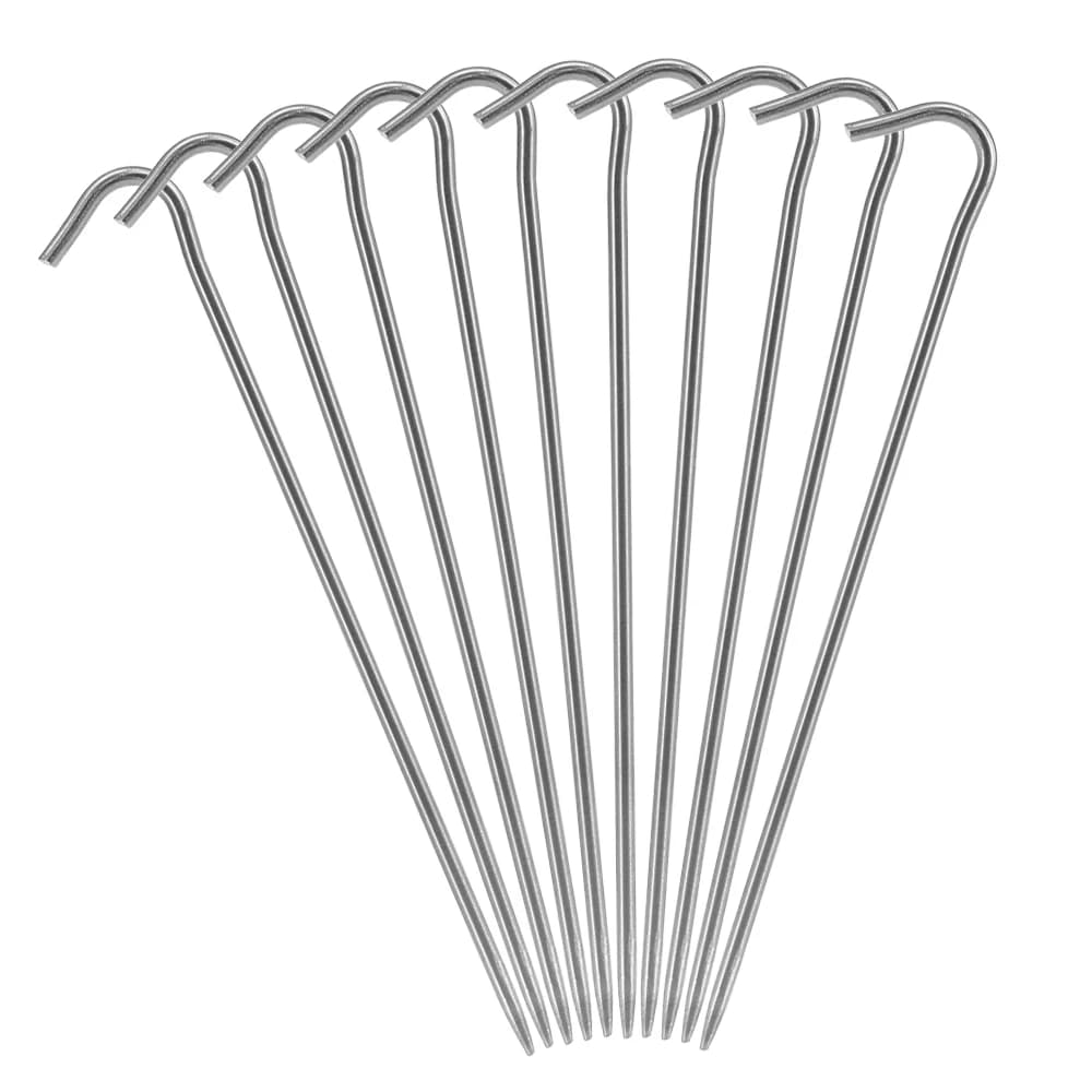 6pcs/10pcs pyoli for titanium curtains nails for titanium curtains with bent hook for outdoor camping tents for camping supplies tent accessories