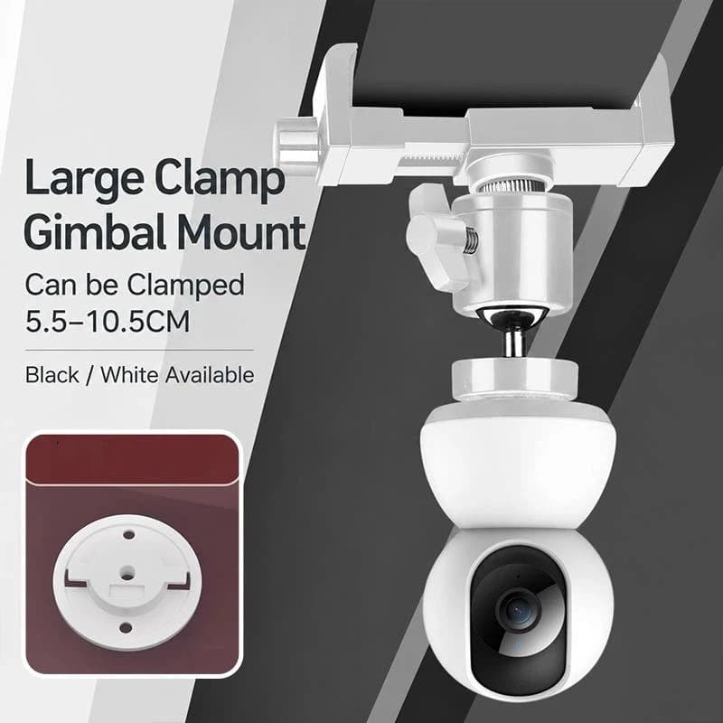 1Set 360 Rotation No Punching Clip Mount Webcam Stand Camera Holder For Monitor Home Desktop Hardware Accessory