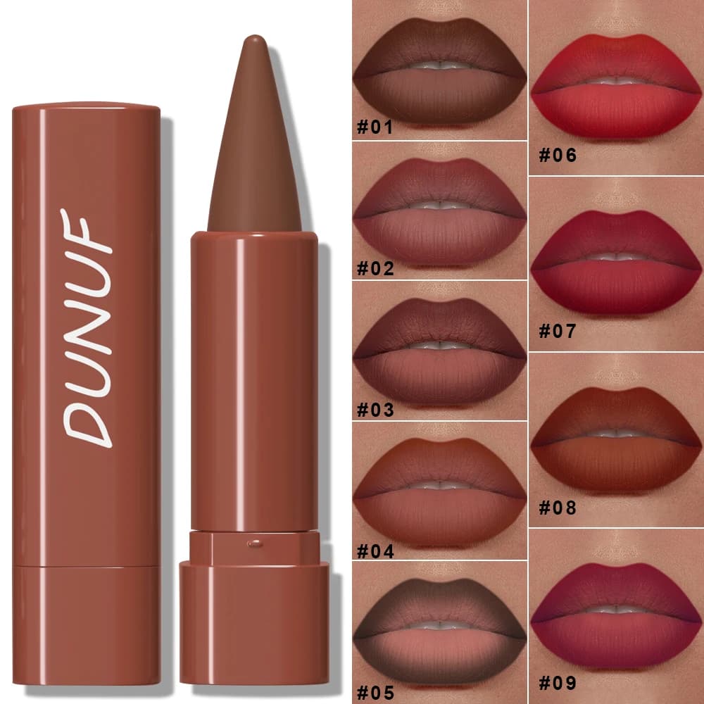 Foam lip pen with matt velvet finish Lipstick with smooth application for defined and elegant lips