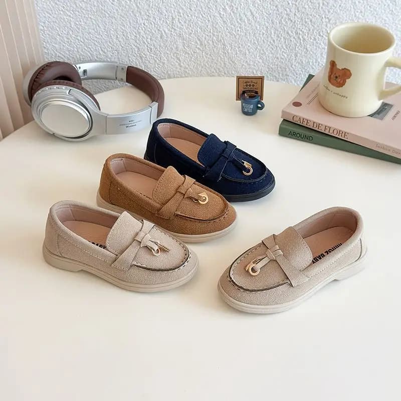 Bambini Casual Vintage Scarpe in pelle con frange Suola morbida Slip on per ragazze Ragazzi Tutti i mocassini Primavera Autunno 2026 Nuovo arrivo ​