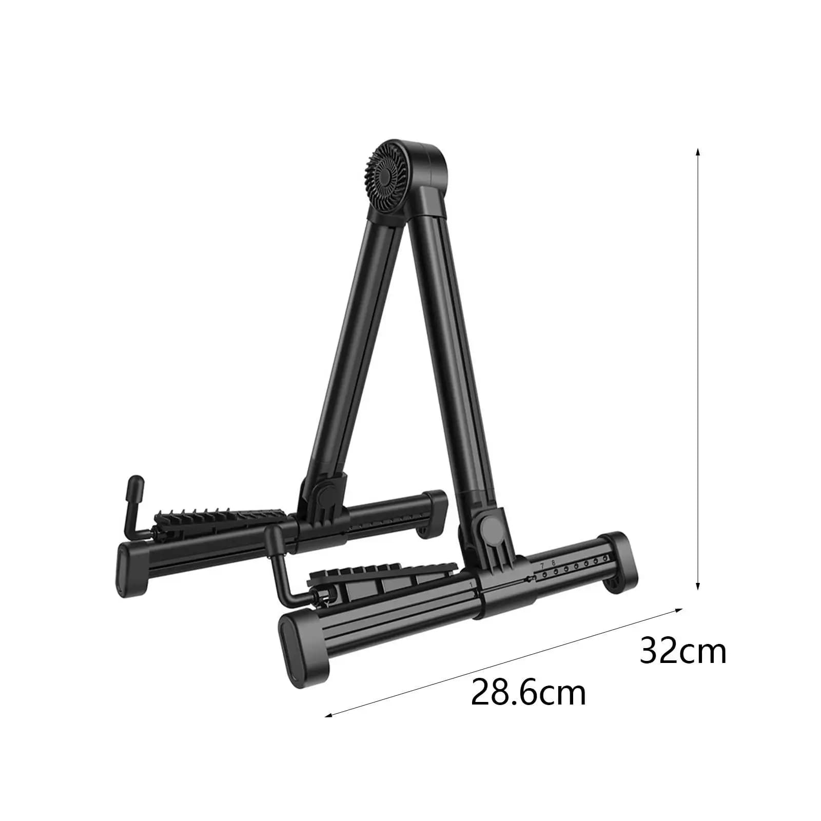 Universal Electric Guitar Stand Portable Retractable Floor Guitar Holder for Acoustic Guitar Ukulele Banjo Bass Classical Guitar
