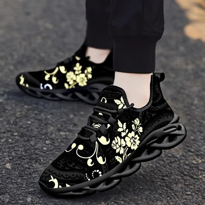 MAEDEF Scarpe da uomo Mesh Traspirante Scarpe da passeggio da donna Casual Scarpe piatte leggere da uomo Allenamento Atletico Corsa Sport Scarpe da ginnastica da uomo