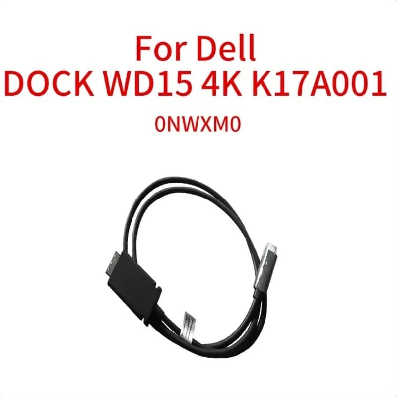 Cavo Originale Thunderbolt USB-C per Docking Station Dell DOCK WD15 4K K17A001, Cavo TYPE-C NWXM0 0NWXM0 CN-0NWXM0