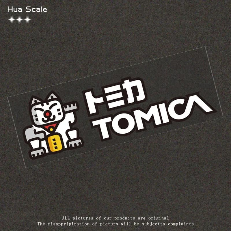 Cartoon creativo fortuna gatto adesivi per auto corpo bagagli notebook moto elettrica adesivi riflettenti decorativi accessori