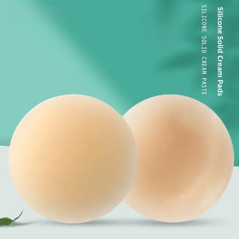 Copricapezzoli in Silicone Invisibili, Sottili e Rotondi, Autoadesivi, Prendiseno Confortevoli che Prevennono l'Esposizione, Ideali per Biancheria Intima