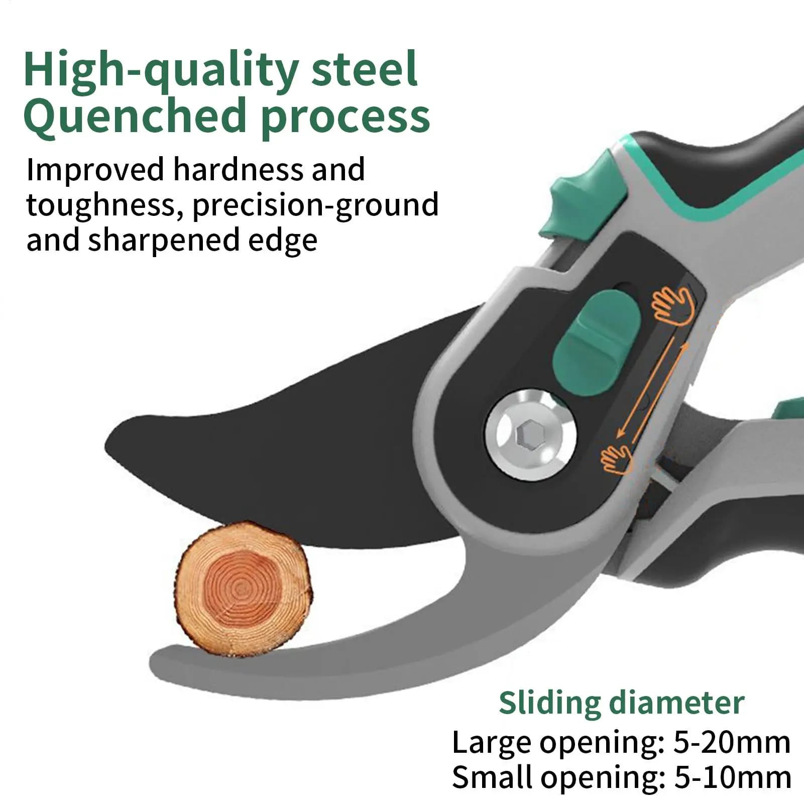 Garden shears 8.78 inch rust-resistant light pruning scissors for garden lawn with flowers and hedges for plants